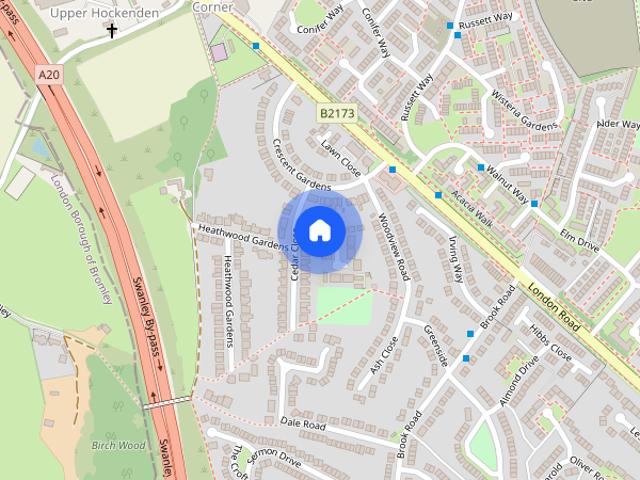 House for rent in Swanley, The Butts