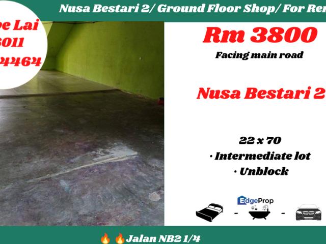 Shop for rent in Bukit Ledang, Johor