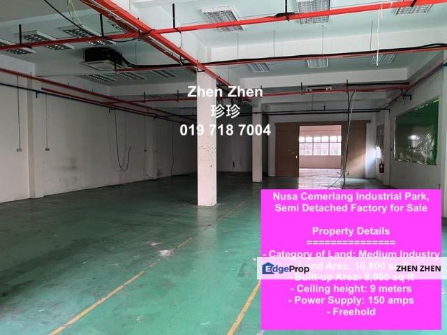Warehouse for sale in Bukit Ledang, Johor