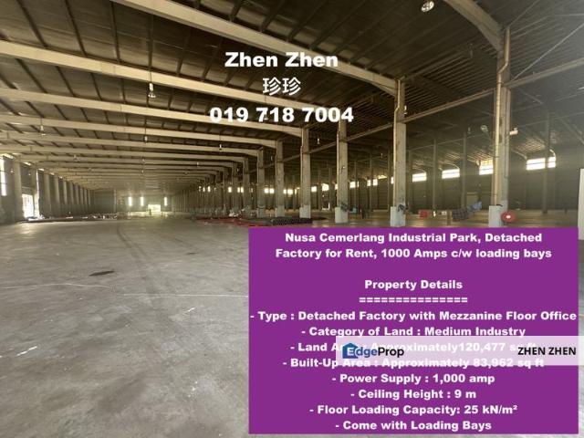 Warehouse for rent in Bukit Ledang, Johor