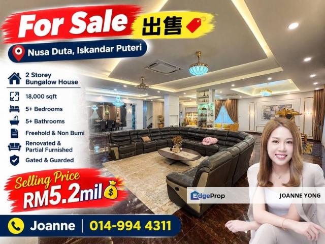 House for sale in Iskandar Puteri, Johor Bahru