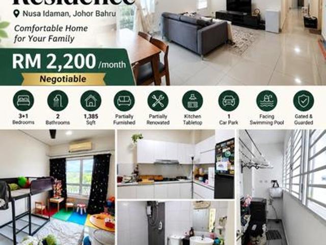 Apartment for rent in Bukit Ledang, Johor