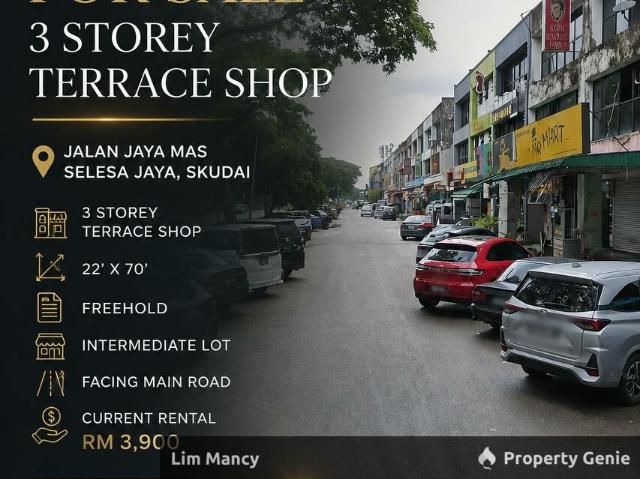 Shop Office for sale in Pulai, Bukit Ledang