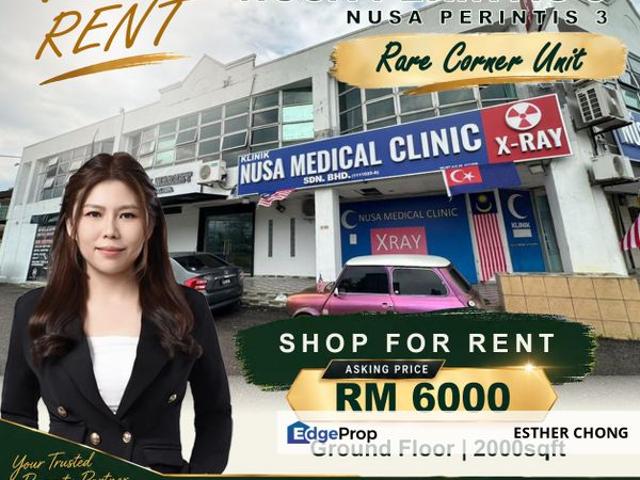 Shop for rent in Bukit Ledang, Johor