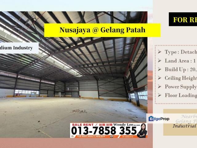 Warehouse for rent in Bukit Ledang, Johor