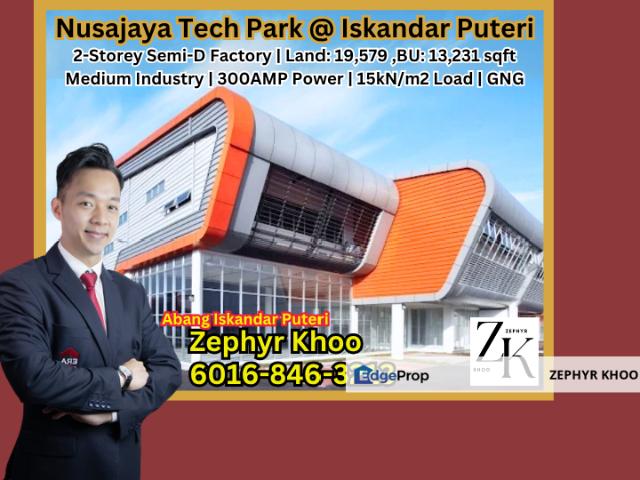 Warehouse for rent in Nusajaya Tech Park, Iskandar Puteri