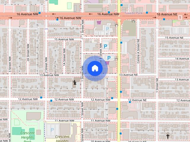 Apartment for rent in Crescent Heights, Calgary