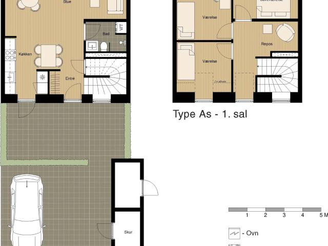 Villa til leje i Århus