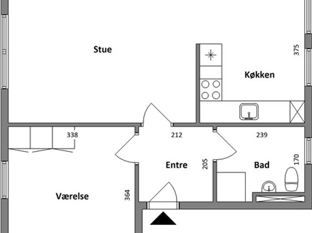 Lejlighed til leje i Horsens, Århus