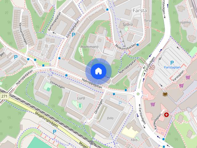 Lägenhet hyra i Farsta, Botkyrka