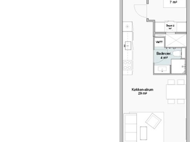 Lejlighed til leje i Odense