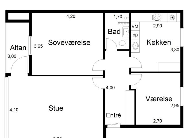 Lejlighed til leje i Århus