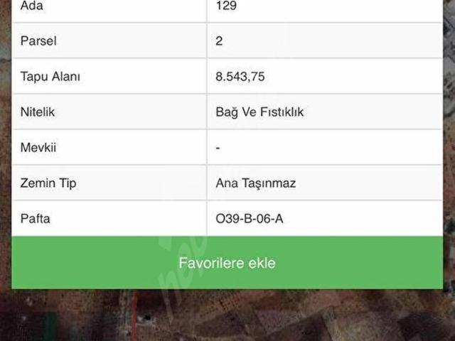 Nizip, Gaziantep içerisinde satılık Arsa