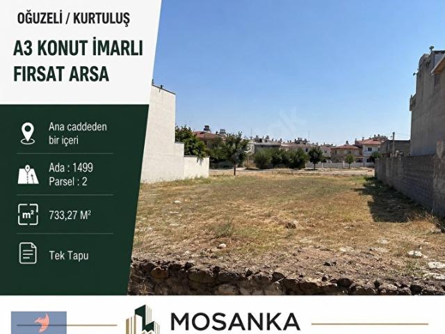 Fatih Mahallesi, Oğuzeli içerisinde satılık Arsa