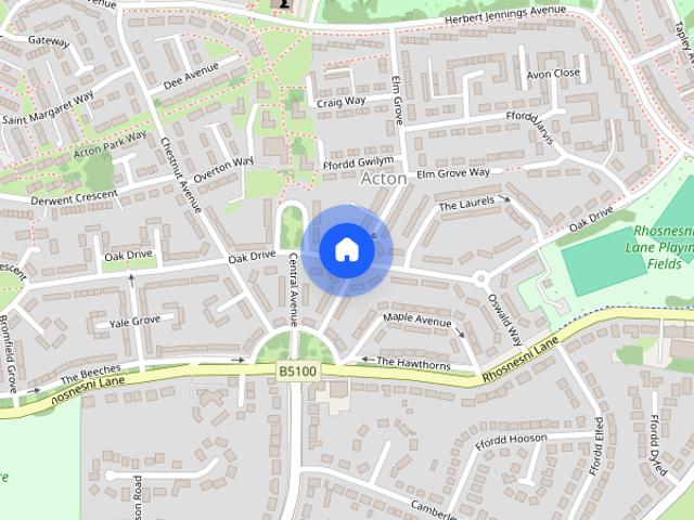 House for rent in Acton, Wrexham