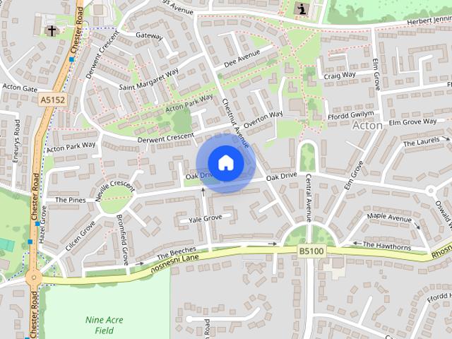 House for rent in Acton, Wrexham