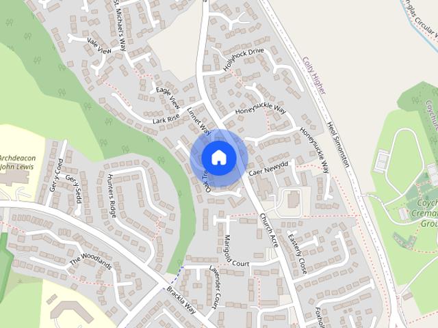 House for rent in Coity, Wales