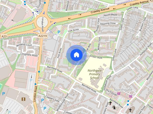 House for rent in Northgate, Crawley