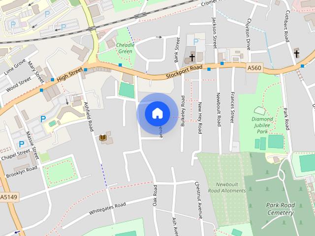 House for rent in Cheadle, Greater Manchester