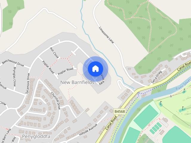 House for rent in New Barnfields, Newtown