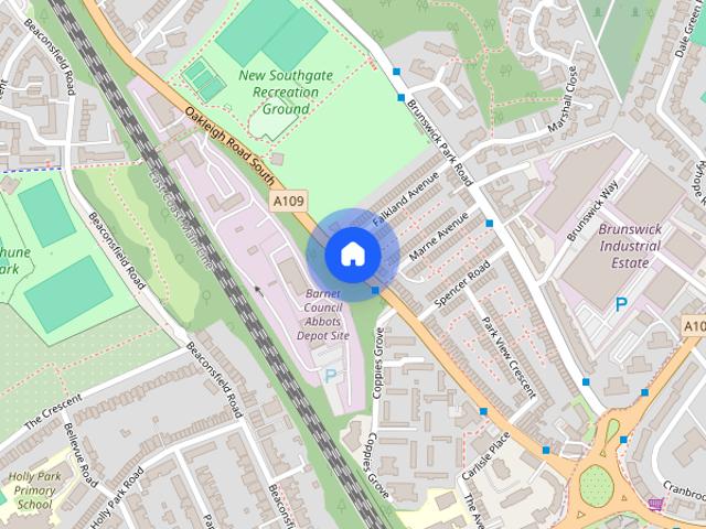 Apartment for rent in Brunswick Park, Greater London