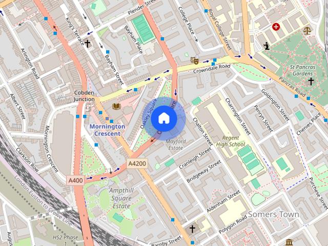 Apartment for rent in Somers Town, Greater London