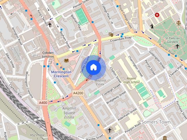Apartment for rent in Somers Town, Greater London