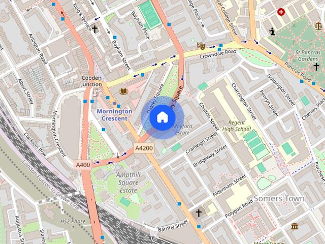 Apartment for rent in Somers Town, Greater London