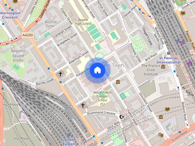 House for rent in Somers Town, Greater London