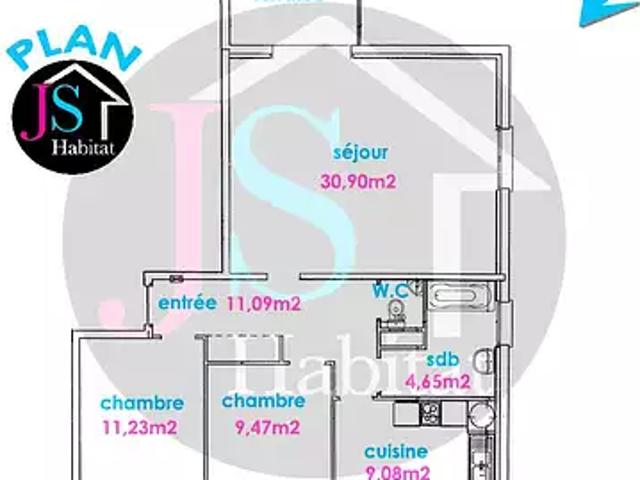 Appartement vente à Sélestat-Erstein, Boersch