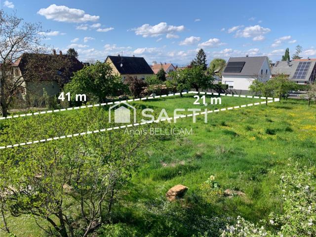 Terrain vente à Colmar-Ribeauvillé, Obersaasheim