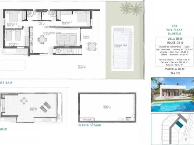 Casa en venta en Vera Playa, Vera