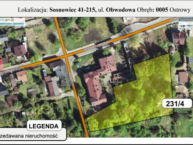 Grunt na sprzedaż w Sosnowiec, Śląskie
