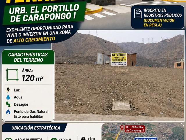 Terreno venta en Lima, Lima Metropolitana