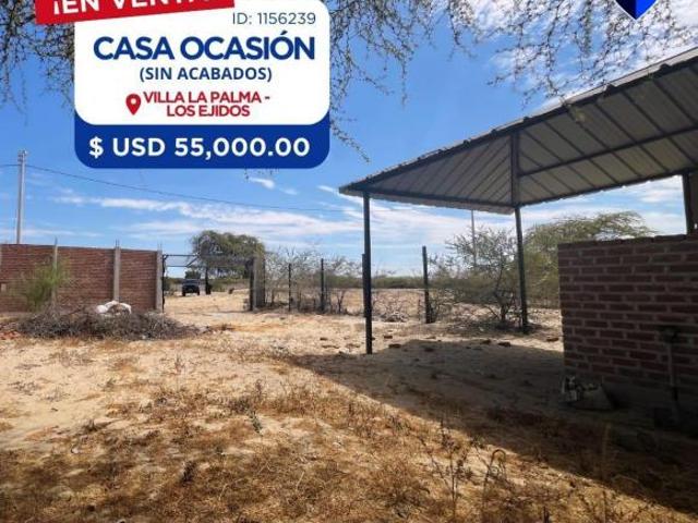 Ocasión Venta de Casa Sin Acabados En Villa La Palma Los Ejidos