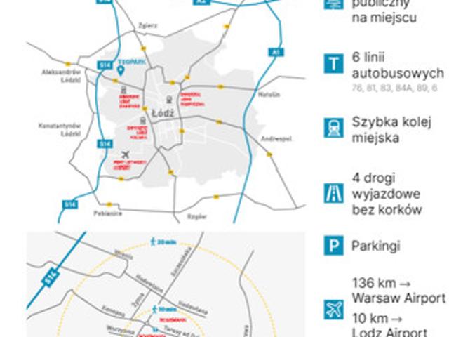 Biuro do wynajęcia w Teofilów Przemysłowy, Łódź