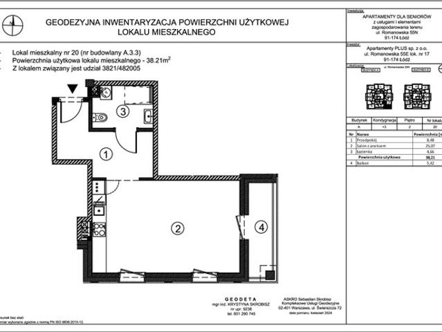 Mieszkanie na sprzedaż w Łódź, Łódzkie