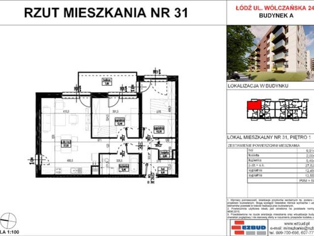 Mieszkanie na sprzedaż w Łódź, Łódzkie