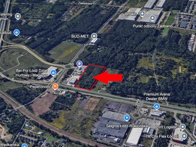 Grunt na sprzedaż w Łódź, Łódzkie