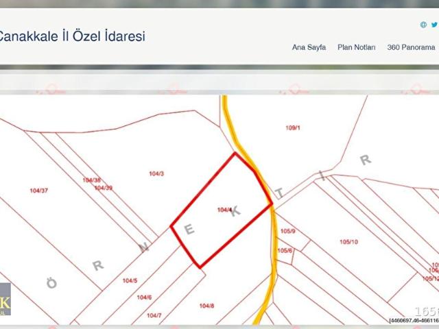 Kemiklialan, Lapseki içerisinde satılık Arsa