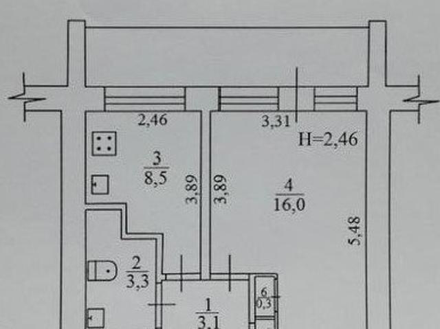 Квартира продажа в Малиновский, Великодолинском