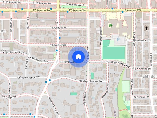 Townhouse for rent in Upper Mount Royal, Calgary