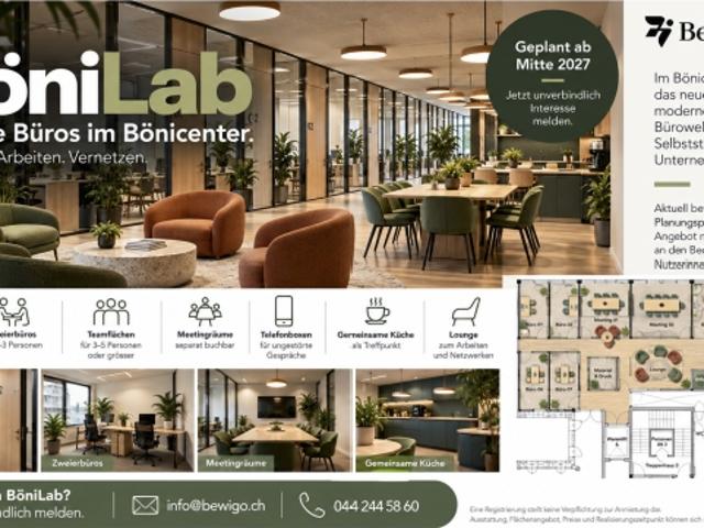 Büro mieten in Böni, Thalwil
