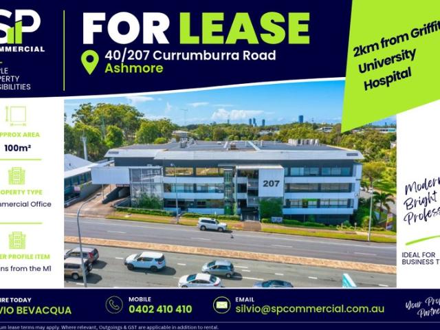 Office for rent in Ashmore, Gold Coast City