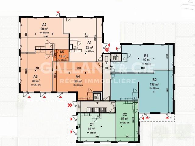 Büro mieten in Saint-Aubin (FR), District de la Broye