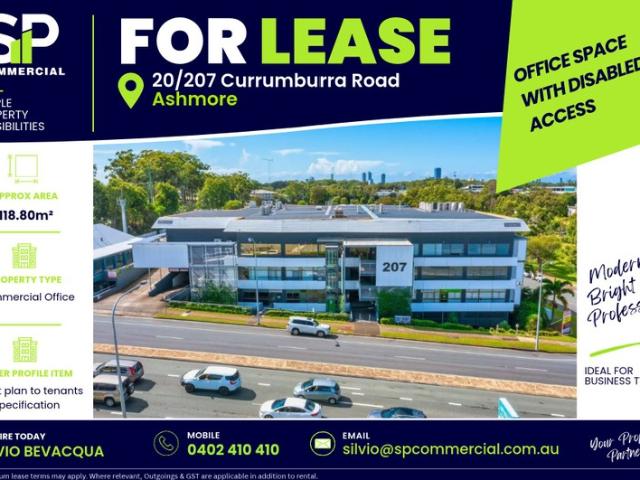 Office for rent in Ashmore, Gold Coast City