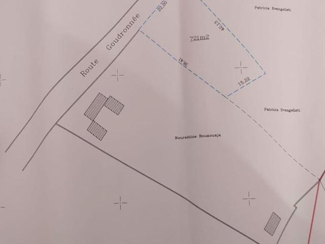 Terrain vente à Beni Khalled