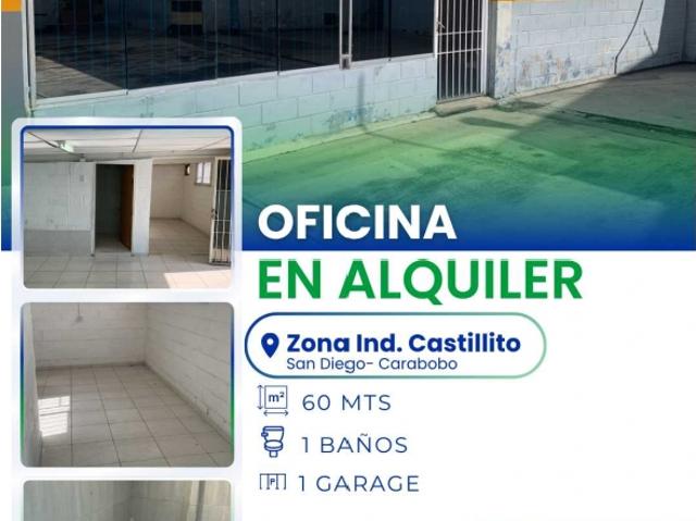 Oficina en alquiler en Parque Comercial Industrial Castillito, San Diego