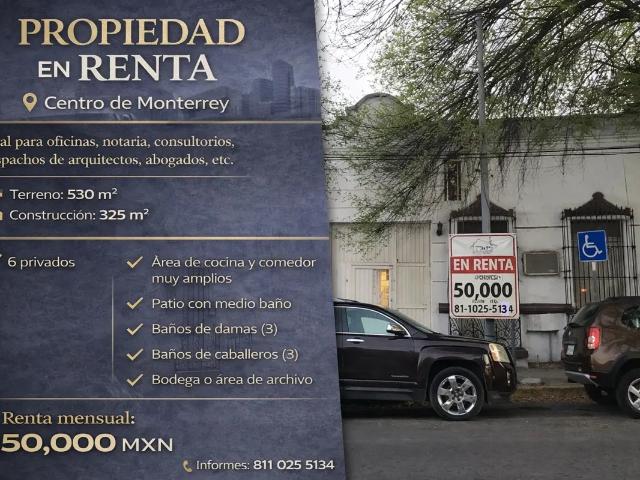 Oficina en renta en Dr. Coss, Nuevo León