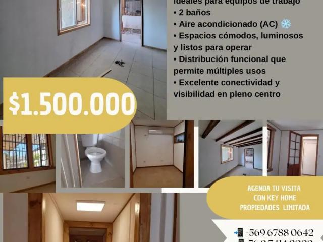 Oficina en arriendo en Parinacota, Atacama